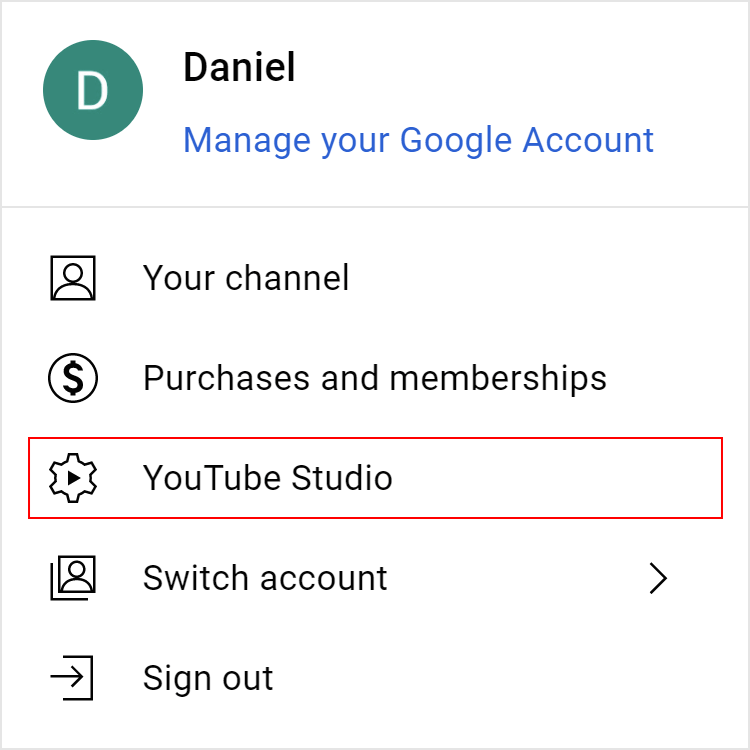 Download videos you've uploaded with  Studio 