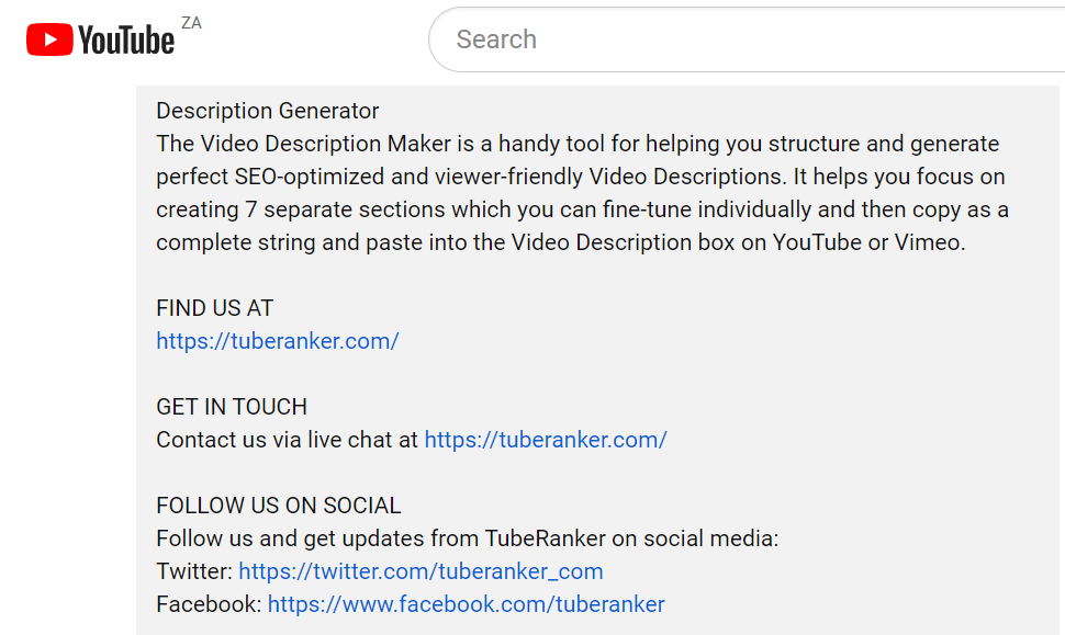 How to Insert Links in Descriptions