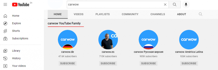 carwow youtube channel