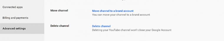 Set default channel for account -  Help